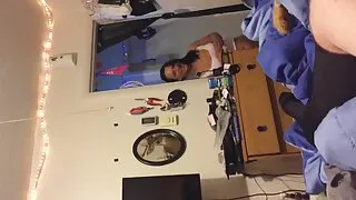Carino asiatico ragazza ama cazzo con muscoloso donne anziane scopano stud